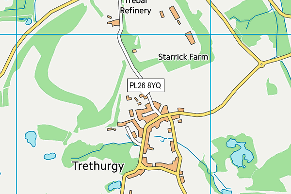 PL26 8YQ map - OS VectorMap District (Ordnance Survey) PL26 8YQ map - OS VectorMap District (Ordnance Survey)