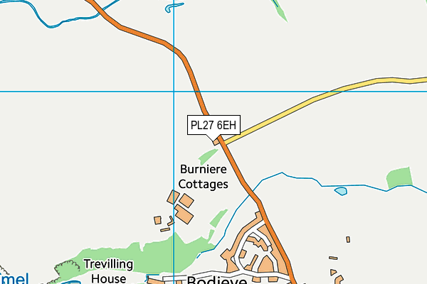 PL27 6EH map - OS VectorMap District (Ordnance Survey) PL27 6EH map - OS VectorMap District (Ordnance Survey)