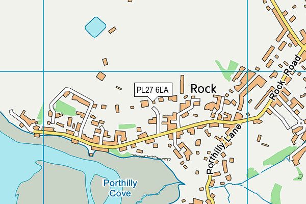 PL27 6LA map - OS VectorMap District (Ordnance Survey) PL27 6LA map - OS VectorMap District (Ordnance Survey)