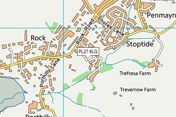 PL27 6LQ map - OS VectorMap District (Ordnance Survey) PL27 6LQ map - OS VectorMap District (Ordnance Survey)