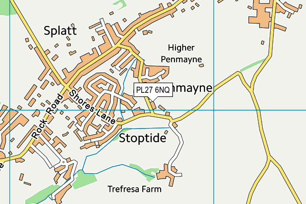 PL27 6NQ map - OS VectorMap District (Ordnance Survey) PL27 6NQ map - OS VectorMap District (Ordnance Survey)