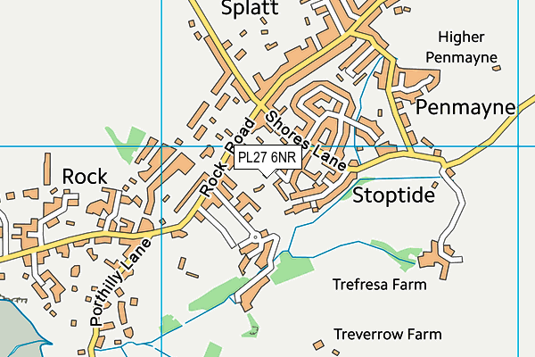 PL27 6NR map - OS VectorMap District (Ordnance Survey) PL27 6NR map - OS VectorMap District (Ordnance Survey)