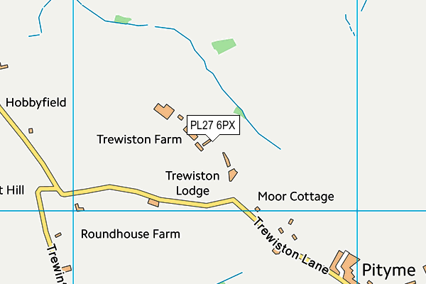 PL27 6PX map - OS VectorMap District (Ordnance Survey) PL27 6PX map - OS VectorMap District (Ordnance Survey)