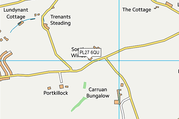 PL27 6QU map - OS VectorMap District (Ordnance Survey) PL27 6QU map - OS VectorMap District (Ordnance Survey)