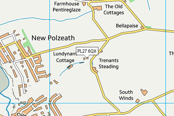 PL27 6QX map - OS VectorMap District (Ordnance Survey) PL27 6QX map - OS VectorMap District (Ordnance Survey)