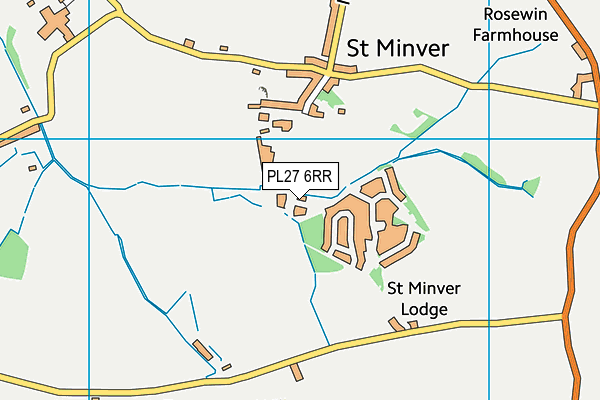 PL27 6RR map - OS VectorMap District (Ordnance Survey) PL27 6RR map - OS VectorMap District (Ordnance Survey)