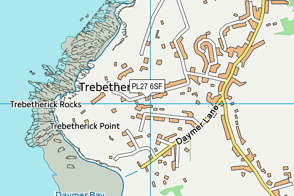 PL27 6SF map - OS VectorMap District (Ordnance Survey) PL27 6SF map - OS VectorMap District (Ordnance Survey)