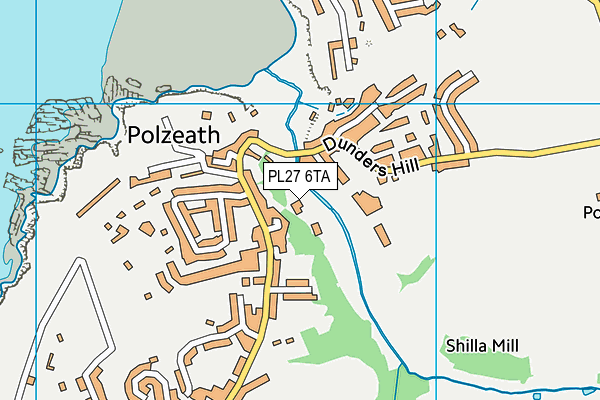 PL27 6TA map - OS VectorMap District (Ordnance Survey) PL27 6TA map - OS VectorMap District (Ordnance Survey)