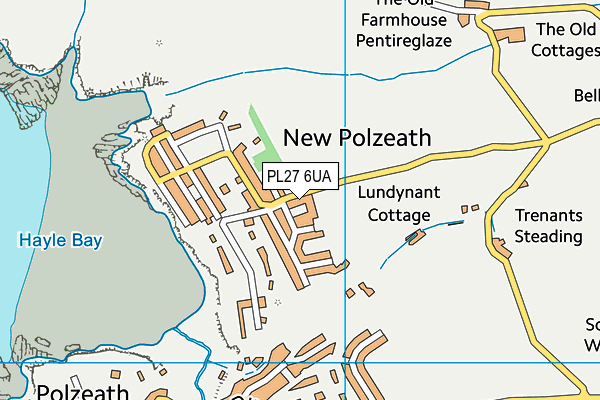 PL27 6UA map - OS VectorMap District (Ordnance Survey) PL27 6UA map - OS VectorMap District (Ordnance Survey)