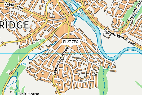 PL27 7FQ map - OS VectorMap District (Ordnance Survey) PL27 7FQ map - OS VectorMap District (Ordnance Survey)