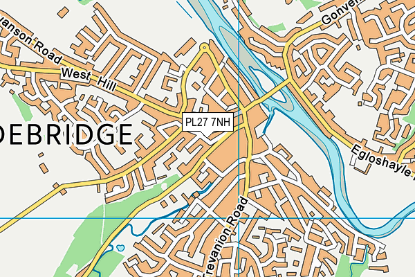 PL27 7NH map - OS VectorMap District (Ordnance Survey) PL27 7NH map - OS VectorMap District (Ordnance Survey)