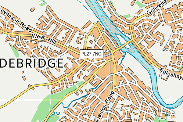 PL27 7NQ map - OS VectorMap District (Ordnance Survey)