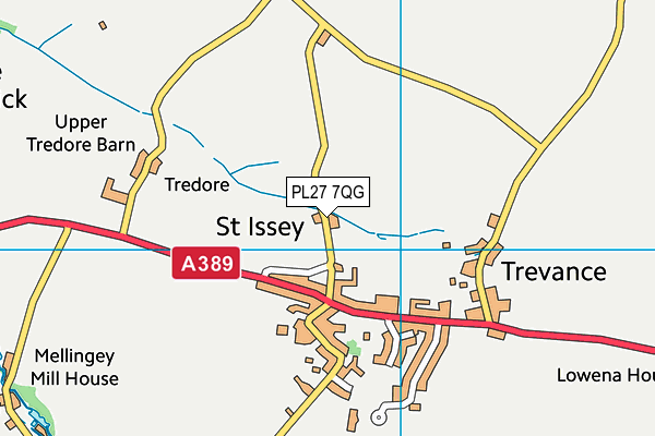 PL27 7QG map - OS VectorMap District (Ordnance Survey) PL27 7QG map - OS VectorMap District (Ordnance Survey)