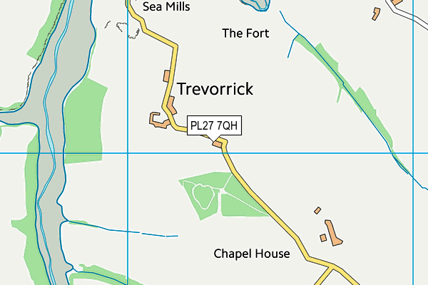 PL27 7QH map - OS VectorMap District (Ordnance Survey) PL27 7QH map - OS VectorMap District (Ordnance Survey)