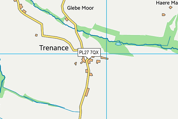 PL27 7QX map - OS VectorMap District (Ordnance Survey) PL27 7QX map - OS VectorMap District (Ordnance Survey)