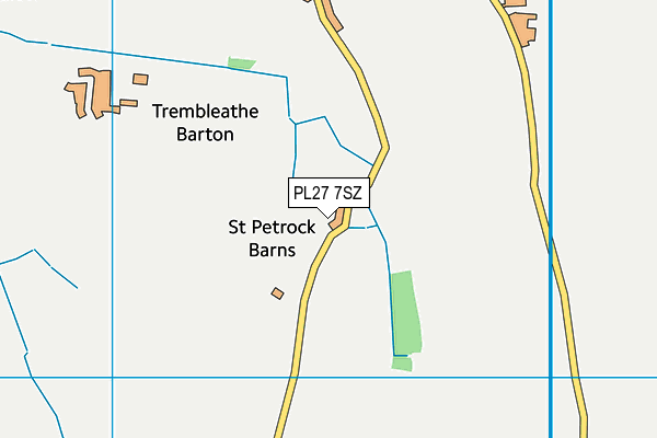 PL27 7SZ map - OS VectorMap District (Ordnance Survey) PL27 7SZ map - OS VectorMap District (Ordnance Survey)