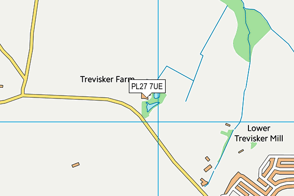 PL27 7UE map - OS VectorMap District (Ordnance Survey) PL27 7UE map - OS VectorMap District (Ordnance Survey)