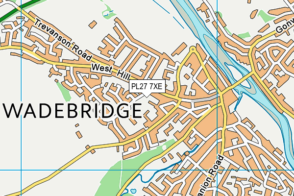 PL27 7XE map - OS VectorMap District (Ordnance Survey) PL27 7XE map - OS VectorMap District (Ordnance Survey)