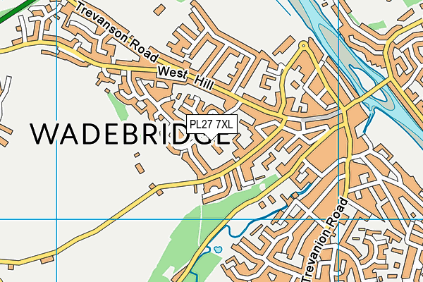 PL27 7XL map - OS VectorMap District (Ordnance Survey) PL27 7XL map - OS VectorMap District (Ordnance Survey)