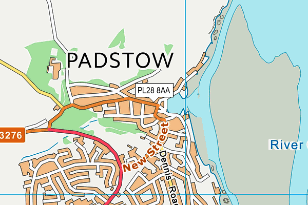 PL28 8AA map - OS VectorMap District (Ordnance Survey) PL28 8AA map - OS VectorMap District (Ordnance Survey)