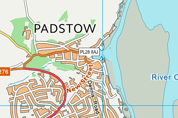 PL28 8AJ map - OS VectorMap District (Ordnance Survey) PL28 8AJ map - OS VectorMap District (Ordnance Survey)