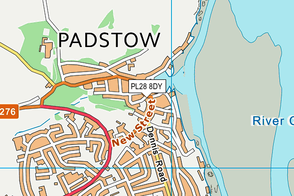 PL28 8DY map - OS VectorMap District (Ordnance Survey) PL28 8DY map - OS VectorMap District (Ordnance Survey)