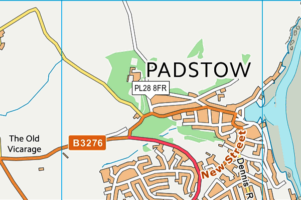 PL28 8FR map - OS VectorMap District (Ordnance Survey) PL28 8FR map - OS VectorMap District (Ordnance Survey)
