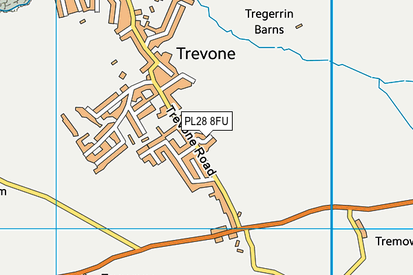 PL28 8FU map - OS VectorMap District (Ordnance Survey)