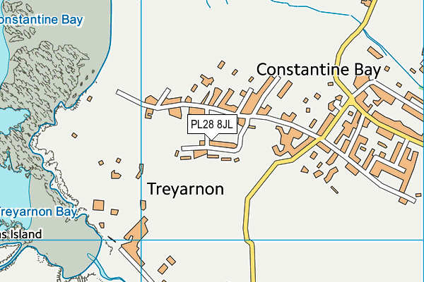 PL28 8JL map - OS VectorMap District (Ordnance Survey) PL28 8JL map - OS VectorMap District (Ordnance Survey)