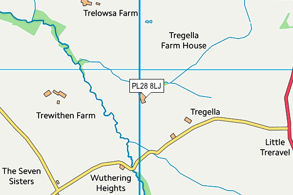 PL28 8LJ map - OS VectorMap District (Ordnance Survey) PL28 8LJ map - OS VectorMap District (Ordnance Survey)