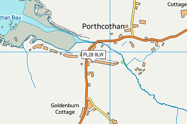 PL28 8LW map - OS VectorMap District (Ordnance Survey)