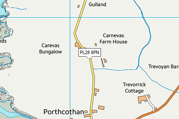 PL28 8PN map - OS VectorMap District (Ordnance Survey) PL28 8PN map - OS VectorMap District (Ordnance Survey)