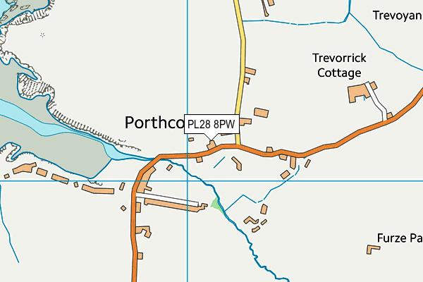 PL28 8PW map - OS VectorMap District (Ordnance Survey) PL28 8PW map - OS VectorMap District (Ordnance Survey)