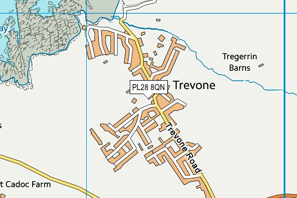 PL28 8QN map - OS VectorMap District (Ordnance Survey) PL28 8QN map - OS VectorMap District (Ordnance Survey)