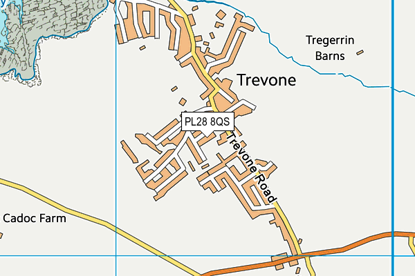 PL28 8QS map - OS VectorMap District (Ordnance Survey) PL28 8QS map - OS VectorMap District (Ordnance Survey)
