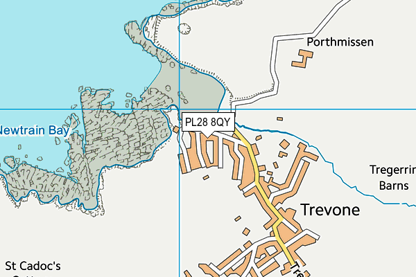PL28 8QY map - OS VectorMap District (Ordnance Survey) PL28 8QY map - OS VectorMap District (Ordnance Survey)