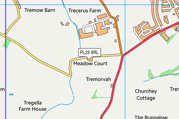 PL28 8RL map - OS VectorMap District (Ordnance Survey)
