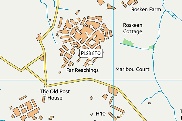 PL28 8TQ map - OS VectorMap District (Ordnance Survey) PL28 8TQ map - OS VectorMap District (Ordnance Survey)