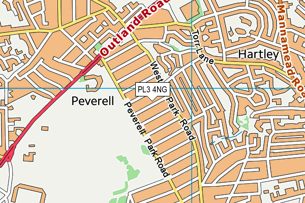 PL3 4NG map - OS VectorMap District (Ordnance Survey) PL3 4NG map - OS VectorMap District (Ordnance Survey)