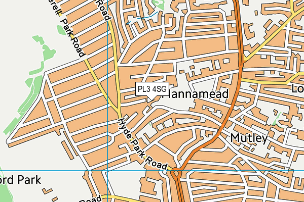 PL3 4SG map - OS VectorMap District (Ordnance Survey) PL3 4SG map - OS VectorMap District (Ordnance Survey)