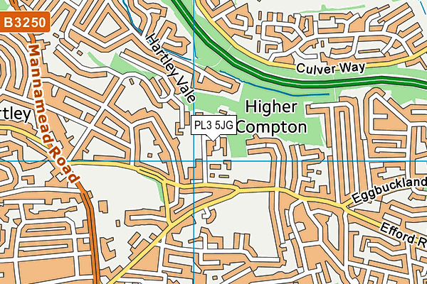 PL3 5JG map - OS VectorMap District (Ordnance Survey) PL3 5JG map - OS VectorMap District (Ordnance Survey)