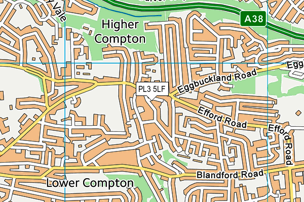 PL3 5LF map - OS VectorMap District (Ordnance Survey) PL3 5LF map - OS VectorMap District (Ordnance Survey)