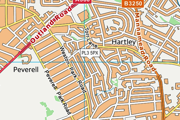PL3 5PX map - OS VectorMap District (Ordnance Survey) PL3 5PX map - OS VectorMap District (Ordnance Survey)