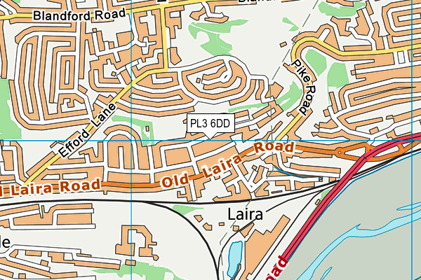 PL3 6DD map - OS VectorMap District (Ordnance Survey) PL3 6DD map - OS VectorMap District (Ordnance Survey)