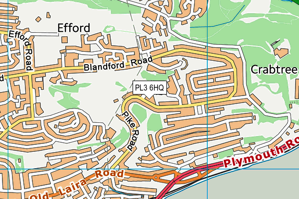 PL3 6HQ map - OS VectorMap District (Ordnance Survey) PL3 6HQ map - OS VectorMap District (Ordnance Survey)