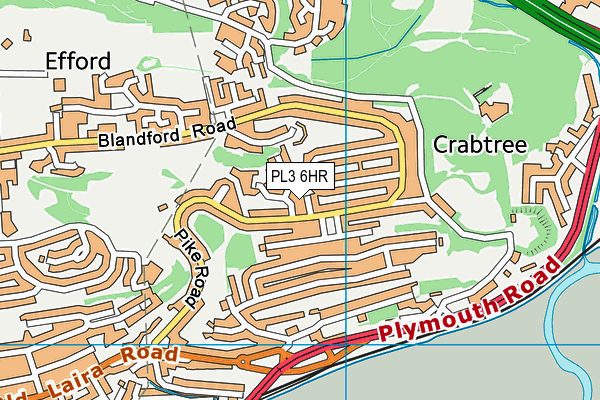 PL3 6HR map - OS VectorMap District (Ordnance Survey) PL3 6HR map - OS VectorMap District (Ordnance Survey)