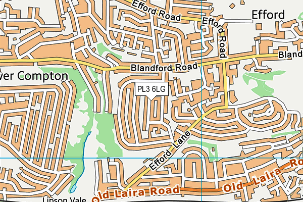 PL3 6LG map - OS VectorMap District (Ordnance Survey) PL3 6LG map - OS VectorMap District (Ordnance Survey)