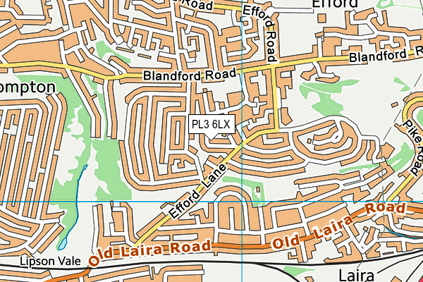 PL3 6LX map - OS VectorMap District (Ordnance Survey) PL3 6LX map - OS VectorMap District (Ordnance Survey)