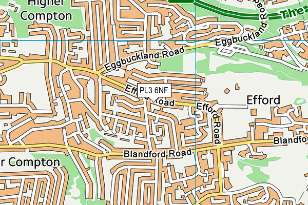 PL3 6NF map - OS VectorMap District (Ordnance Survey) PL3 6NF map - OS VectorMap District (Ordnance Survey)