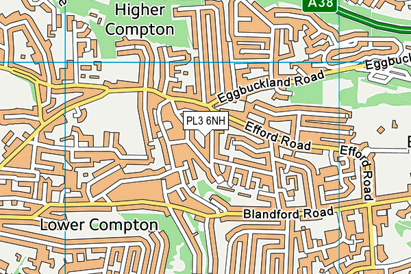 PL3 6NH map - OS VectorMap District (Ordnance Survey) PL3 6NH map - OS VectorMap District (Ordnance Survey)